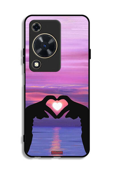 Tolwak غطاء حماية لهاتف هواوي إنجوي 70 على شكل قلب وقمر
