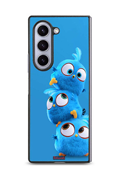 Tolwak غطاء حماية لهاتف سامسونج جالكسي زد فولد 6 بنقشة طيور لطيفة