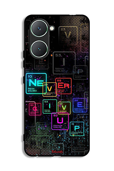 Tolwak Vivo Y03 4G Protective Case Cover Never Give Up Art