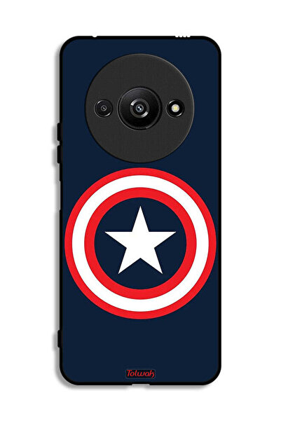 Tolwak غطاء حماية لهاتف Xiaomi Redmi A3 4G كابتن أمريكا