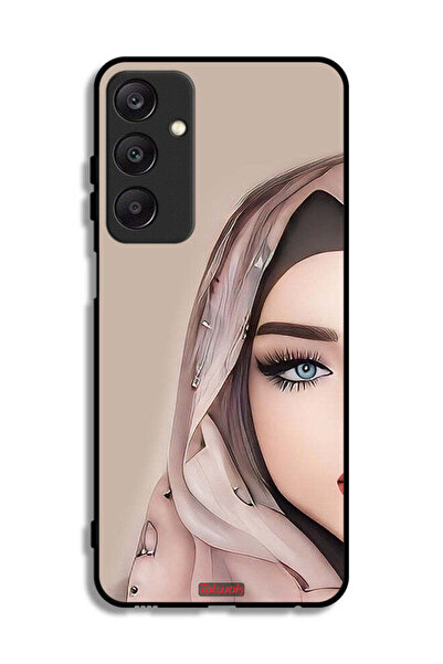 Tolwak غطاء حماية لهاتف سامسونج جالاكسي A25 5G برسم فتاة نصف وجه