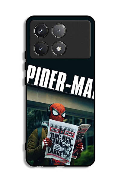 Tolwak غطاء حماية شاومي ريدمي K70 سبايدرمان يقرأ صحيفة