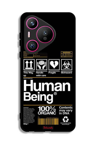 Tolwak غطاء حماية لهاتف هواوي بيورا 70 - ملصق إنسان