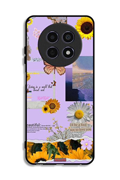 Tolwak غطاء حماية لهاتف Realme 12 5G بملصقات عباد الشمس الجميلة