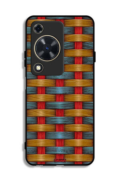 Tolwak Huawei Enjoy 70 Protective Case Cover Strips Art Pattern