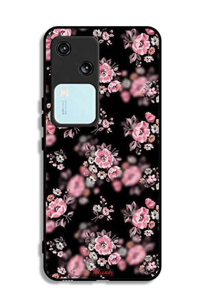 Tolwak غطاء حماية لهاتف Vivo S18 5G بنقشة زهور بورتريه