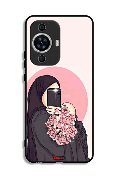 Tolwak غطاء حماية لهاتف هواوي نوفا 11 بتصميم فن التقاط صور سيلفي مع حمل الزهور
