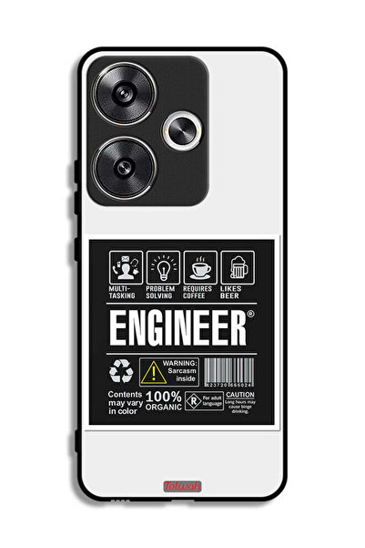 Tolwak غطاء حماية لهاتف Xiaomi Poco F6 5G - ملصق مهندس