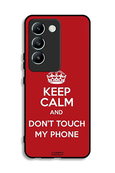 Tolwak غطاء حماية لهاتف فيفو V30 لايت 4G - حافظ على هدوئك ولا تلمس هاتفي