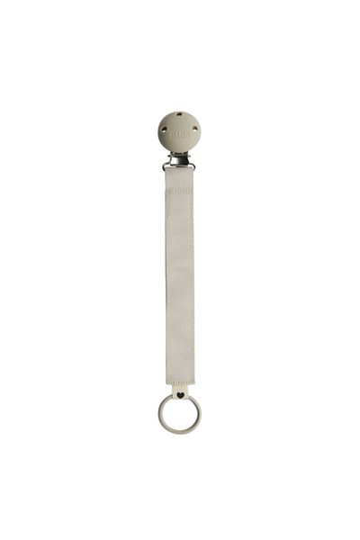 Bibs - Ribbon Pacifier Clip Chain, Sand
