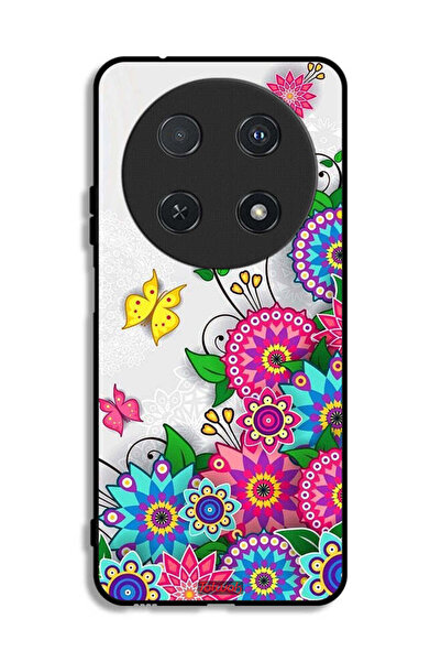 Tolwak غطاء حماية لهاتف هواوي نوفا 12i بنقشة زهور ماندالا