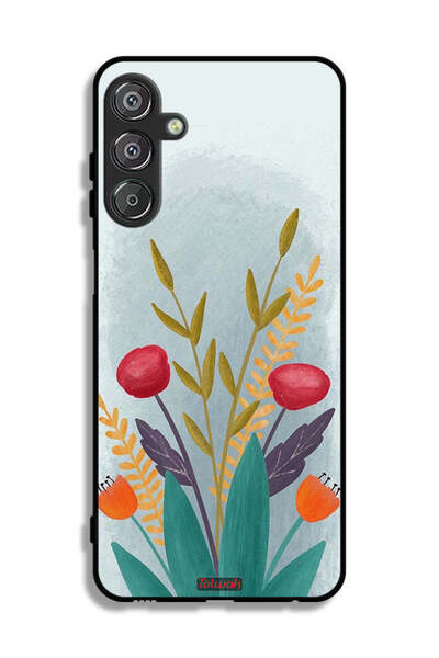 Tolwak غطاء حماية لهاتف سامسونج جالاكسي M15 5G برسومات نباتية