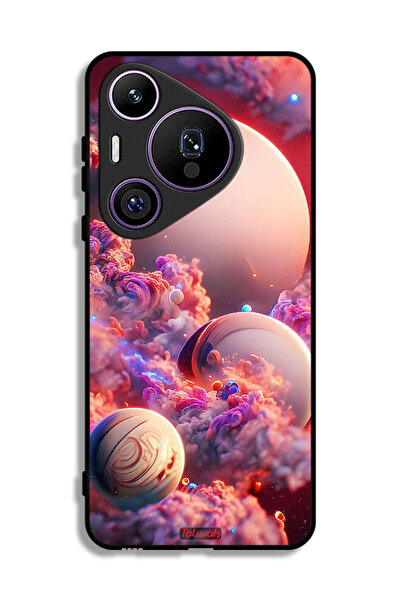 Tolwak غطاء حماية لهاتف هواوي بيورا 70 برو - سحاب، فن تجريدي