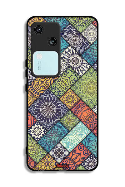 Tolwak غطاء حماية لهاتف Vivo S18 5G بنمط ماندالا