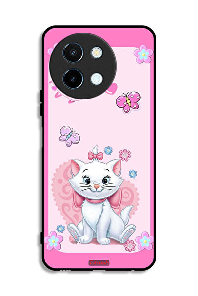 Tolwak Vivo Y38 5G Protective Case Cover Cute Lady Cat