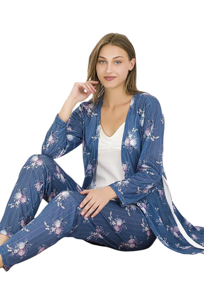 Elora Kadın Pijama Takımı 3lü