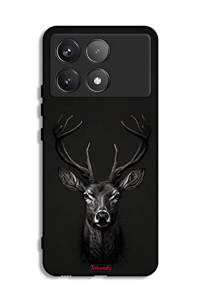 Tolwak غطاء حماية شاومي ريدمي K70 برو بتصميم غزال رقمي