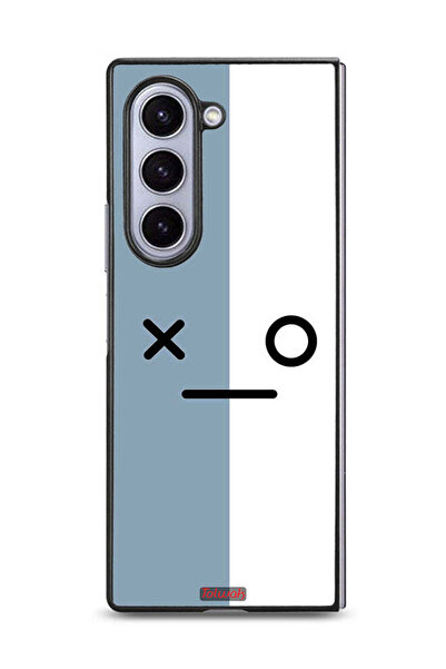 Tolwak غطاء حماية لهاتف Samsung Galaxy Z Fold6 بأيقونات الوجه