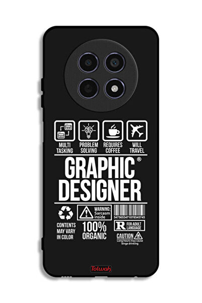 Tolwak Realme 12x 5G Protective Case Cover Graphic Designer Sticker