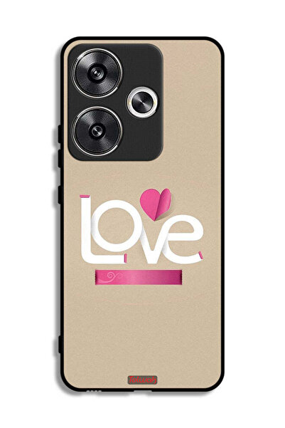 Tolwak Xiaomi Poco F6 5G Protective Case Cover Love Art