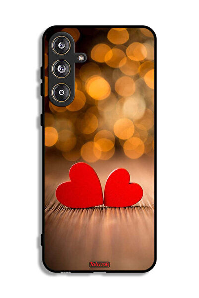 Tolwak Samsung Galaxy M55 5G Protective Case Cover Two Beautiful Hearts