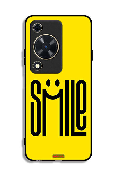 Tolwak Huawei Enjoy 70 Protective Case Cover Smile Art