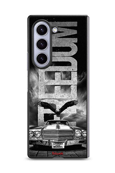 Tolwak غطاء حماية لهاتف سامسونج جالاكسي زد فولد 6 - فن الحرية