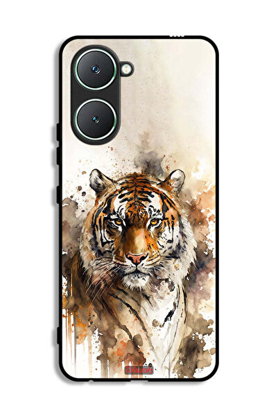 Tolwak غطاء حماية لهاتف Vivo Y03 4G بنقشة الفهد التجريدي