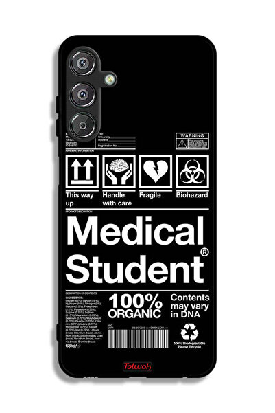 Tolwak غطاء حماية لهاتف سامسونج جالاكسي F15 5G، ملصق طالب الطب