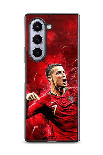 Tolwak غطاء حماية لهاتف سامسونج جالاكسي زد فولد 6 كريستيانو رونالدو