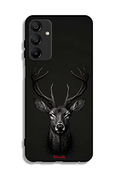 Tolwak غطاء حماية لهاتف Samsung Galaxy A15 بتصميم غزال فني رقمي