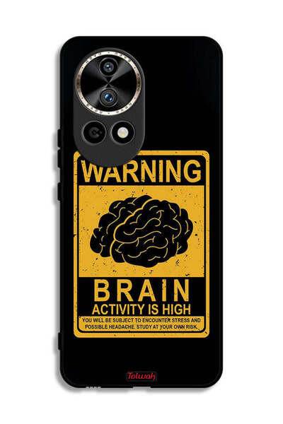 Tolwak غطاء حماية لهاتف هواوي نوفا 12 برو 5G تحذير: نشاط الدماغ مرتفع