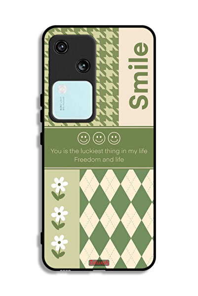 Tolwak غطاء حماية لهاتف Vivo V30 5G، الابتسامة هي أسعد شيء في حياتي