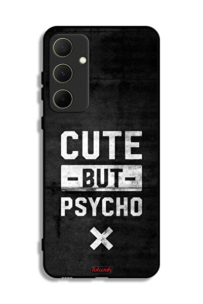 Tolwak Samsung Galaxy A35 5G Protective Case Cover Cute But Psycho
