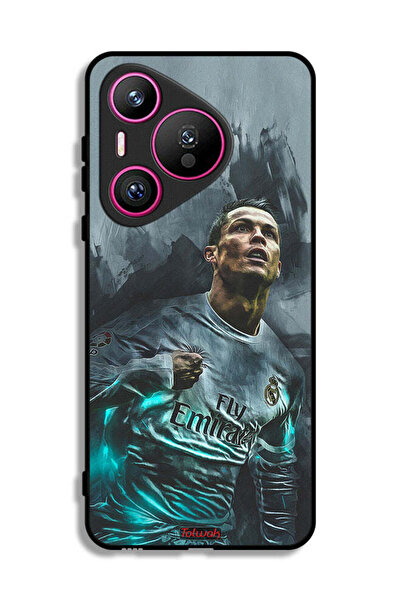 Tolwak غطاء حماية لهاتف هواوي بيورا 70 برسومات كريستيانو رونالدو