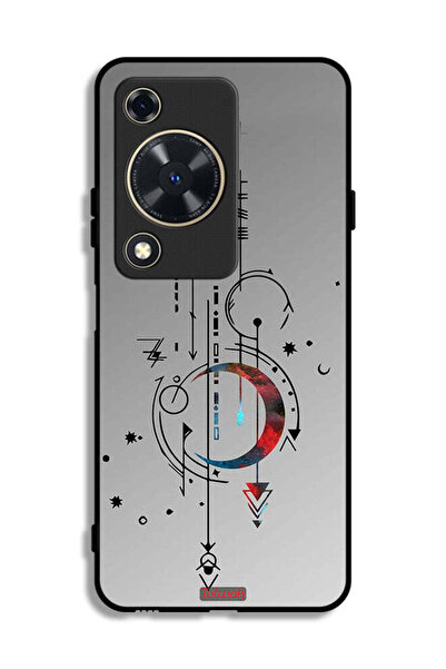 Tolwak غطاء حماية لهاتف هواوي إنجوي 70 بنقشة قمر وسهام فنية