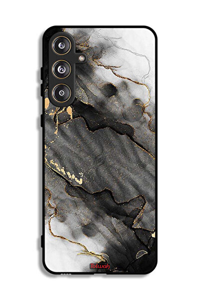 Tolwak غطاء حماية لهاتف سامسونج جالاكسي M55 5G، رخامي لامع