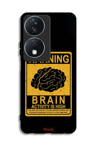 Tolwak غطاء حماية لهاتف Honor X7b 5G تحذير من ارتفاع نشاط الدماغ
