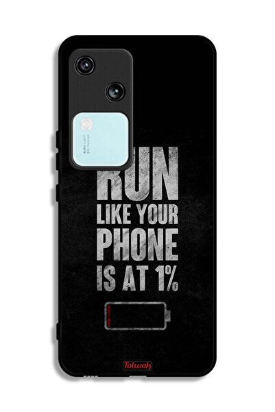Tolwak غطاء حماية لهاتف Vivo V30 5G، اركض كما لو أن هاتفك يعمل بنسبة 1%