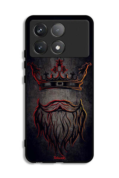 Tolwak غطاء حماية لهاتف Xiaomi Poco F6 Pro - عمل فني ملكي