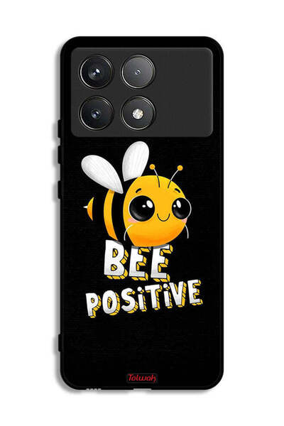 Tolwak Xiaomi Poco F6 Pro Protective Case Cover Bee Positive