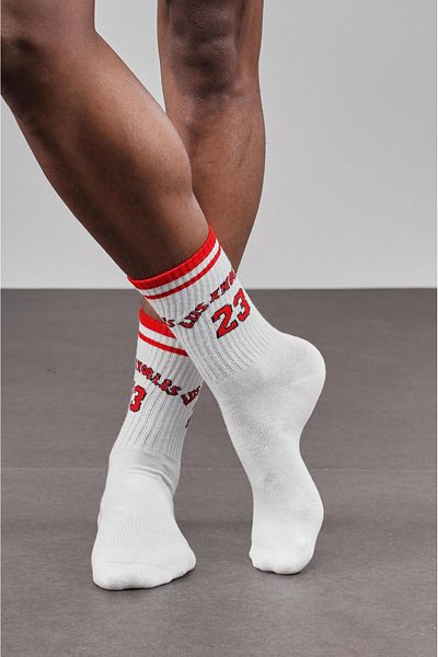 king brich Pack of 4 Los Angeles Written Unisex Sports Socks