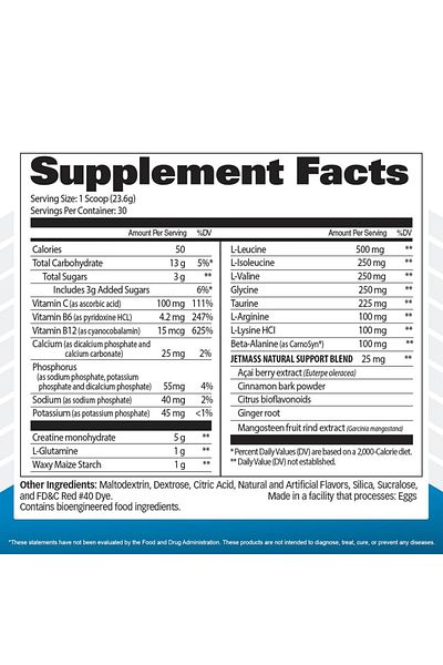 GAT SPORT Jet Mass Creatine, Tropical Ice, 765g, 30 Servings