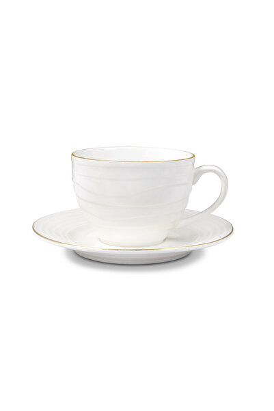 ORCHID 32PCS EMBOSS DINNER SET CORAL