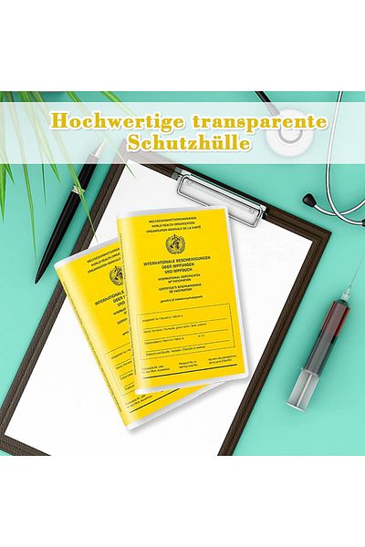 Boyigog notebook/certificate cover set, 10 pieces, transparent, PVC, 100 x 140 mm