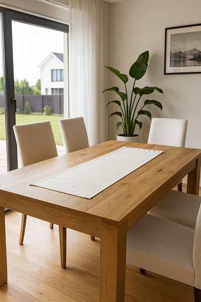 aydev home collection Κάλυμμα τραπεζιού λινό Runner 40 x 110 cm