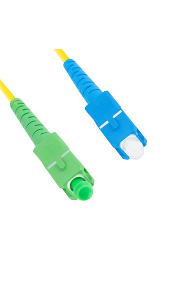 dalip Cablu pentru retea, comectori SC/APC-SC/APC, simplex, 3.0mm, 5m lungime, Galben