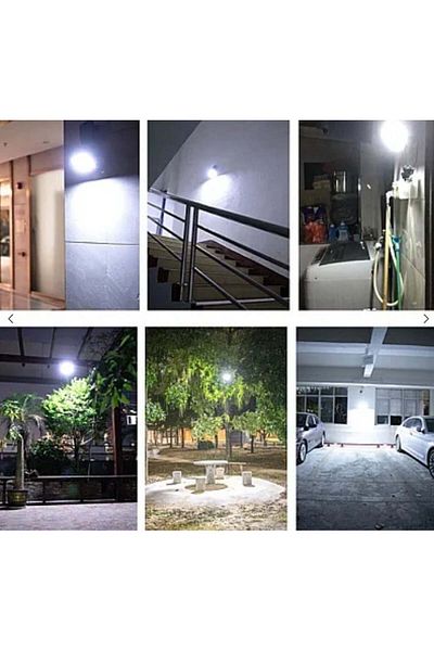 divendi-ro Solar spotlight 128 LED 6 COB with sensor and remote control