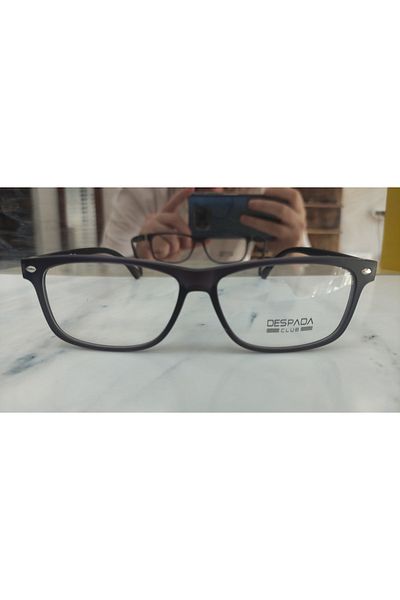 despada club Despada Dsc 362 C6 54Ekt Men's Blue Light Protection Screen Glasses (Dark Gray/Black Handle)