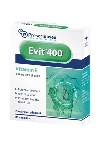 EVIT فيتامين E الغذائي - 30 كبسولة